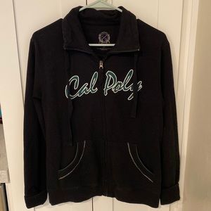 Cal Poly Women’s Lightweight Full Zip Jacket Size Medium
